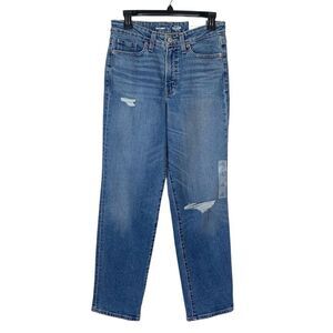 Old Navy O.G. Loose High-Rise Medium Wash Distressed Jeans